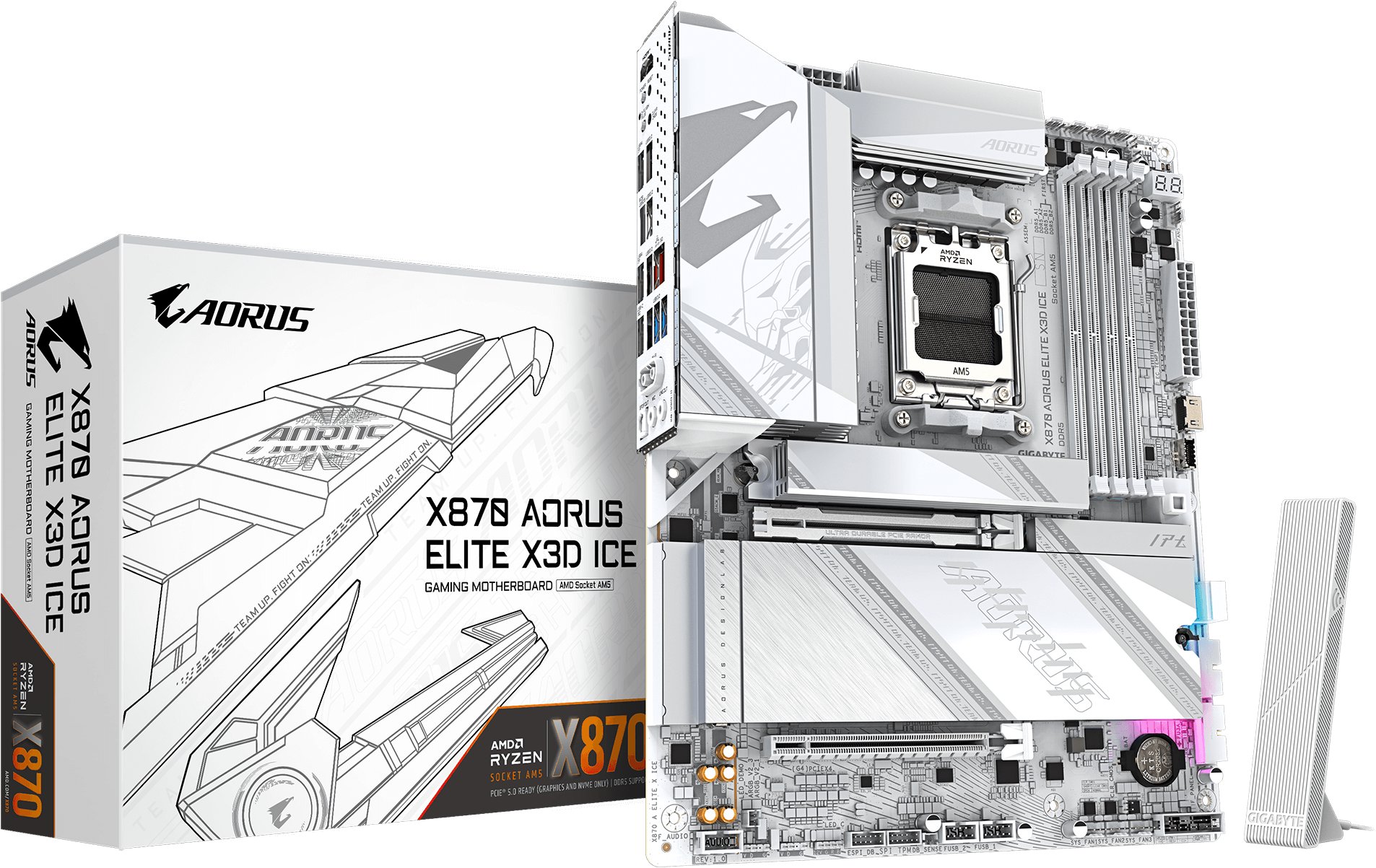 GIGABYTE X870 AORUS ELITE X3D ICE