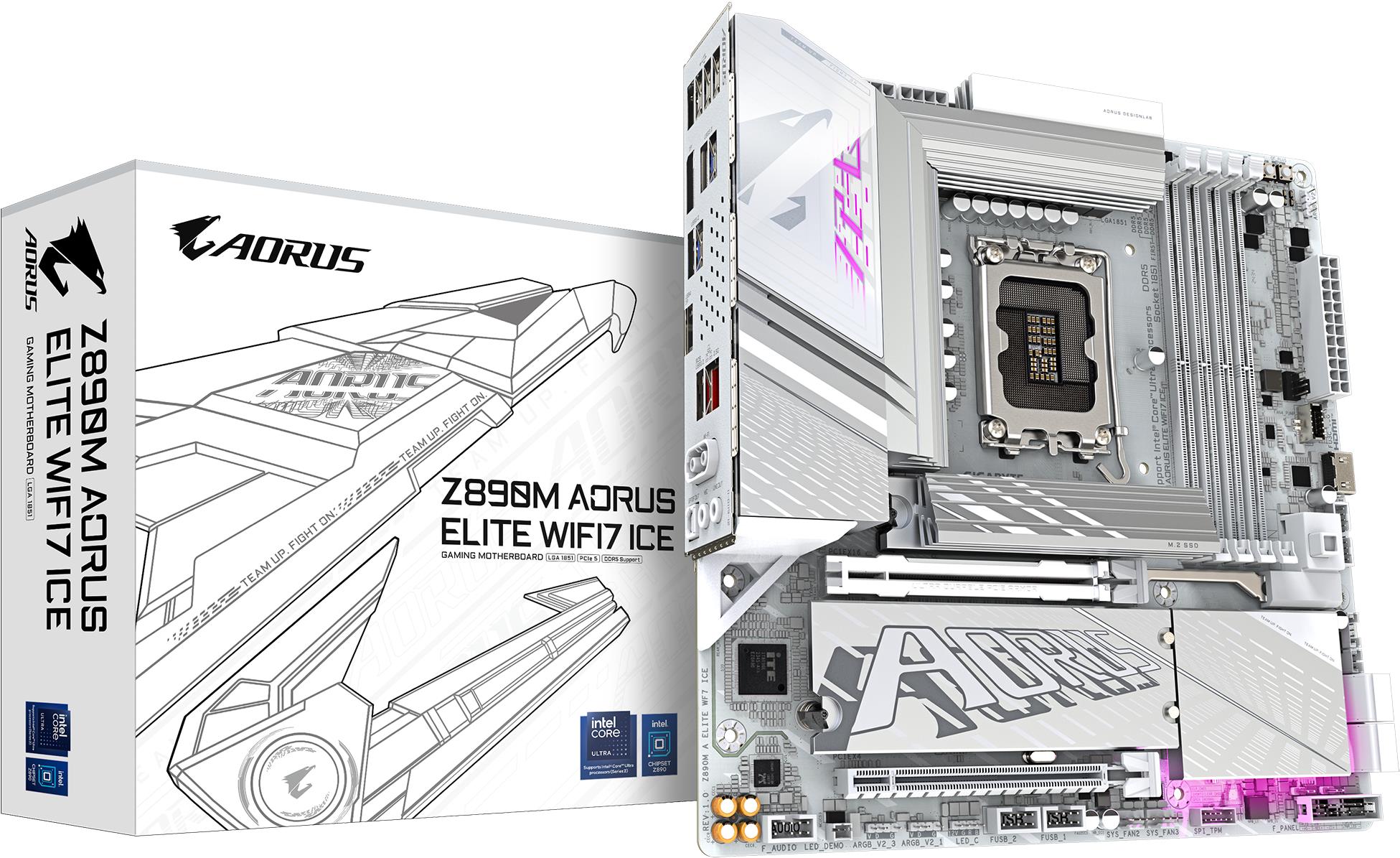 GIGABYTE Z890M AORUS ELITE WIFI7 ICE