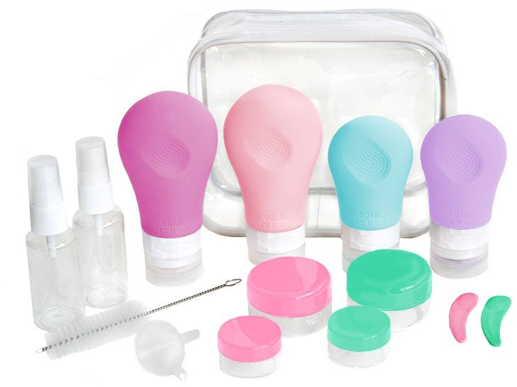 Kufryplus Cestovná sada fľaštičiek a nádobiek XND32