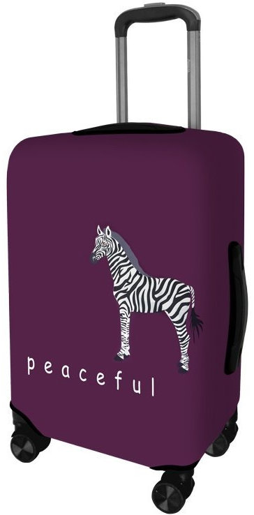Kufryplus Obal na kufor Z387 Zebra S