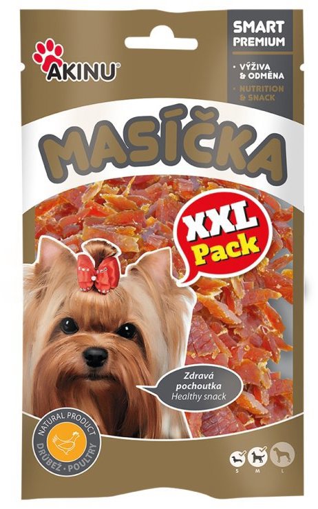 Akinu Mäsíčka kuracie prúžky XXL 90 g