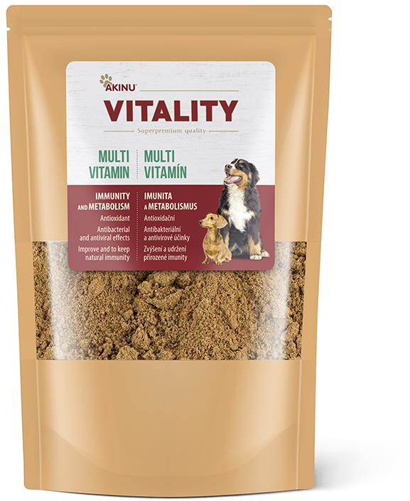 Akinu Vitality Multivitamín doplnok stravy pre psov 250 g