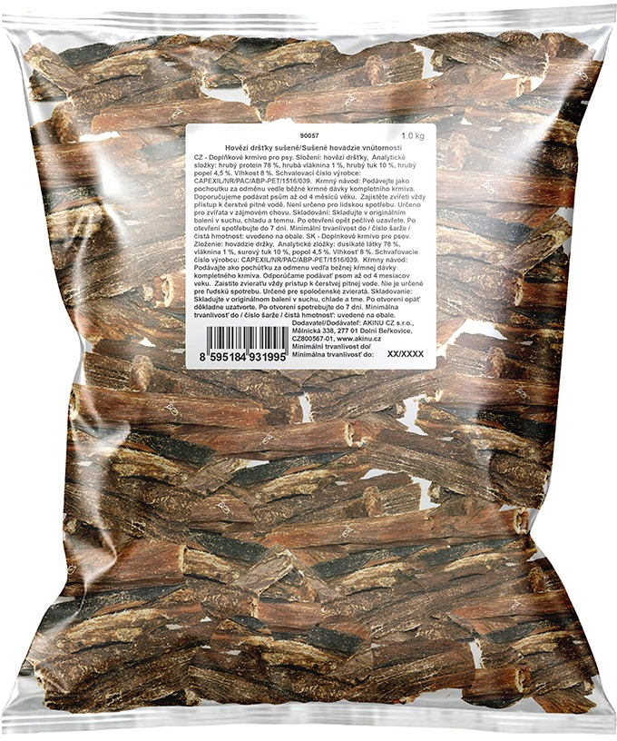 Akinu Hovädzie držky 4 – 15 cm 1 kg