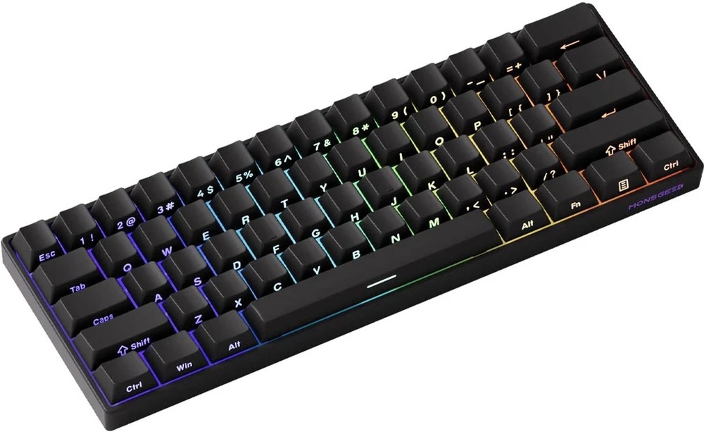 AKKO MONSGEEK FUN60 Pro-ST Wireless Black (Wired 8K Polling Rate)