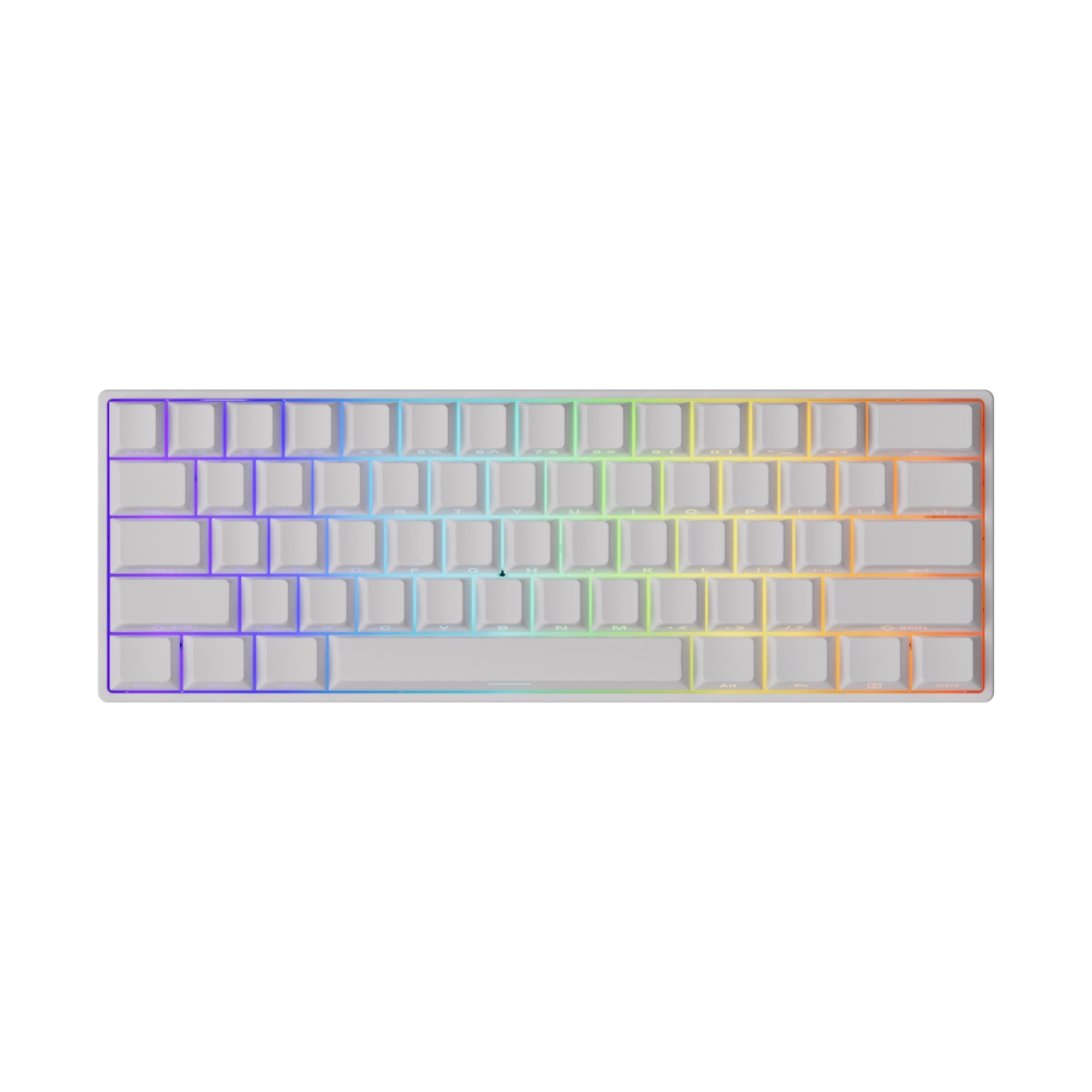 AKKO MONSGEEK FUN60 Pro-ST Wired White (Wired 8K Polling Rate)