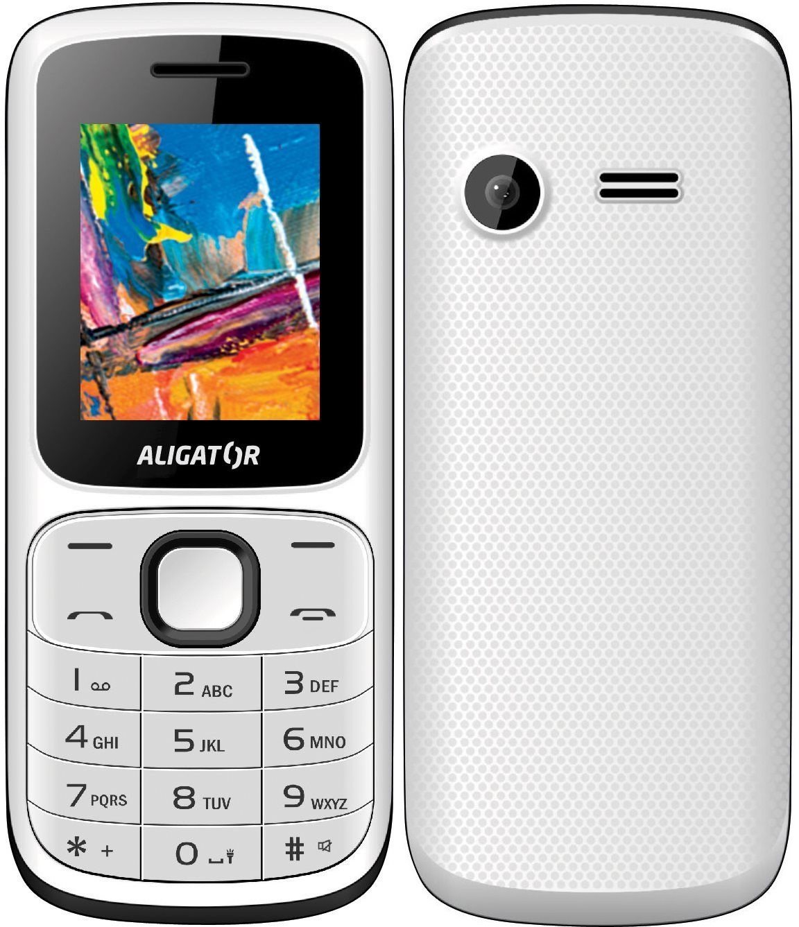 Aligator D210 Dual SIM biely