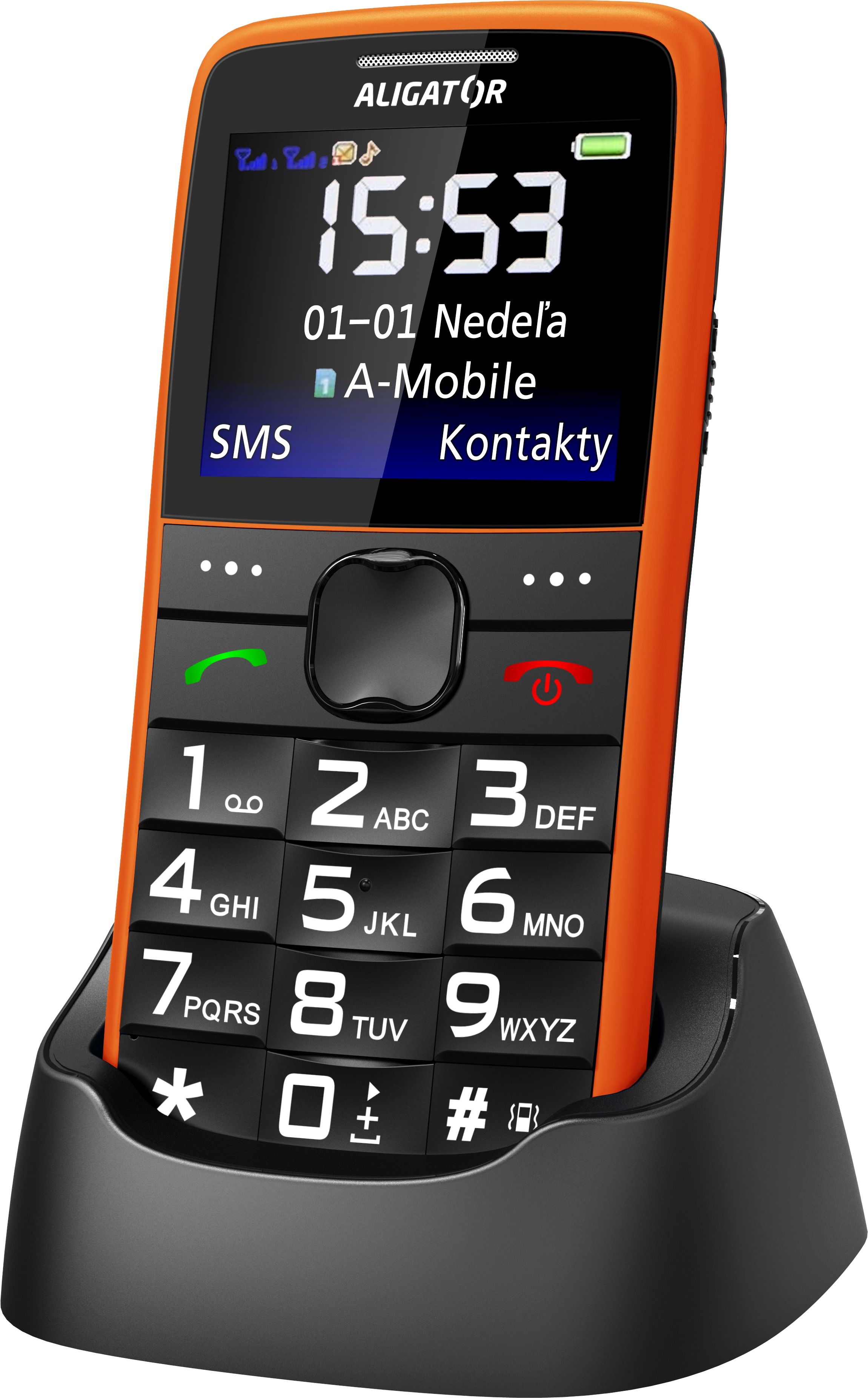 Aligator A675 Senior oranžový