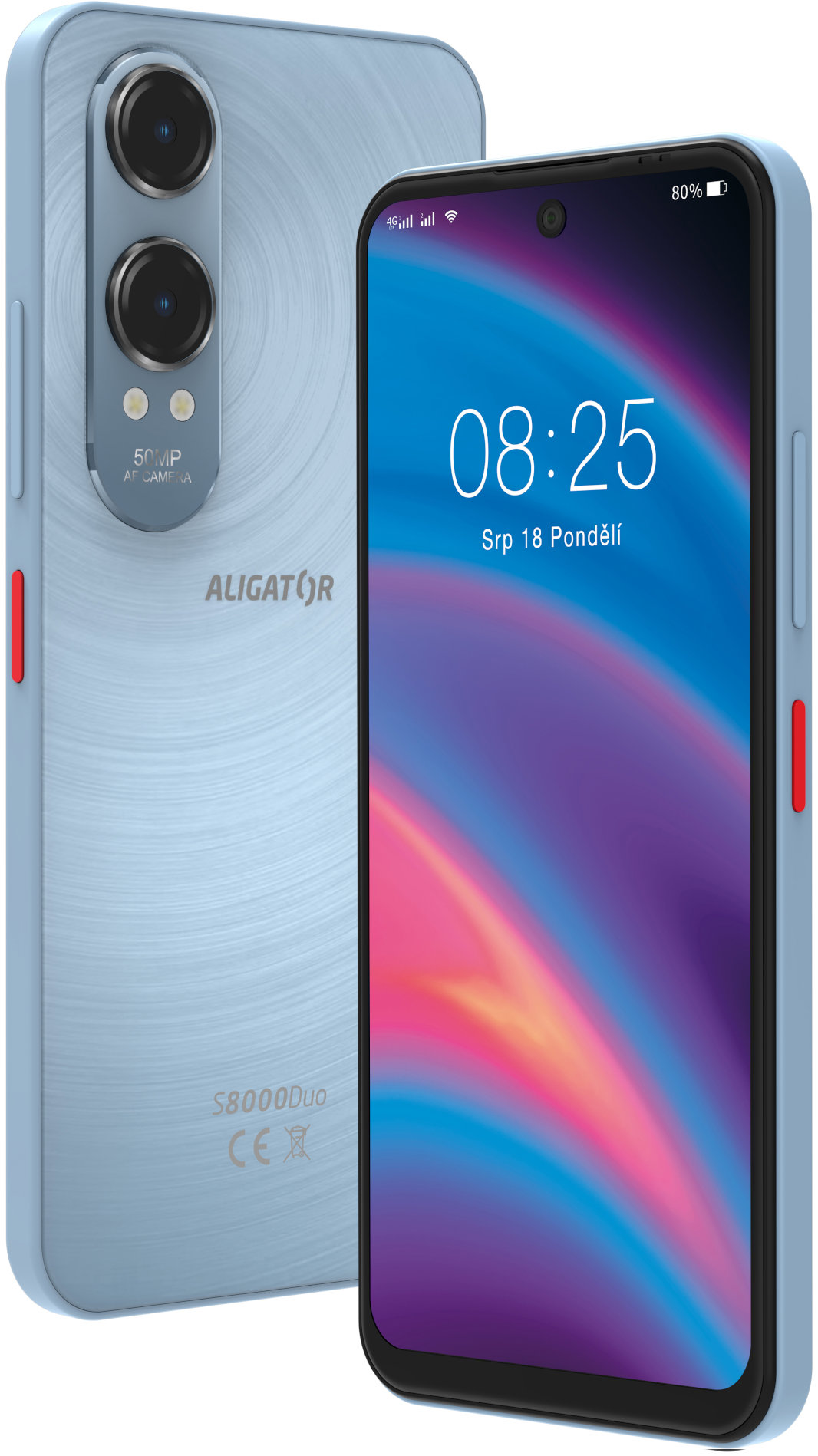 Aligator S8000 Duo 4 GB/128 GB modrý