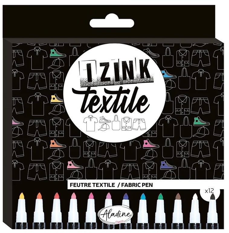 Aladine Fixky na textil 12 farieb