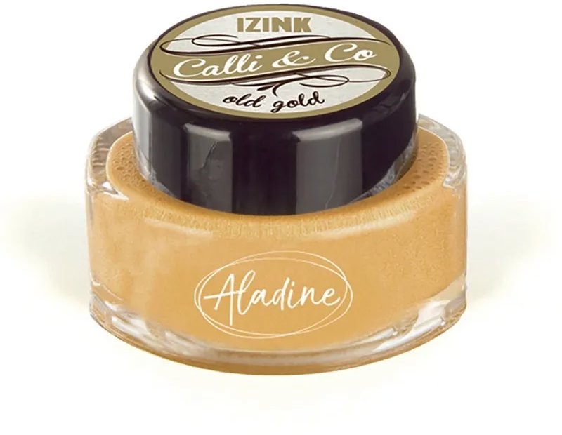 ALADINE Kaligrafický atrament 15 ml, zlatý