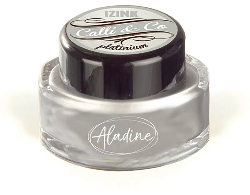 ALADINE Kaligrafický atrament 15 ml, platinový