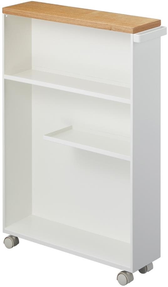 Yamazaki Tower 4306, kov / drevo, výška 68 cm, biela