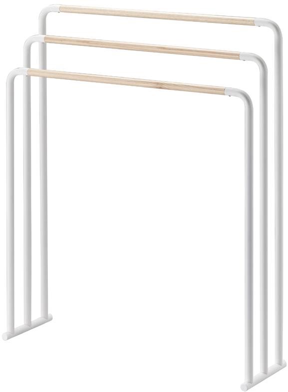 Yamazaki Plane 7467, kov/drevo, š. 70 cm, biely