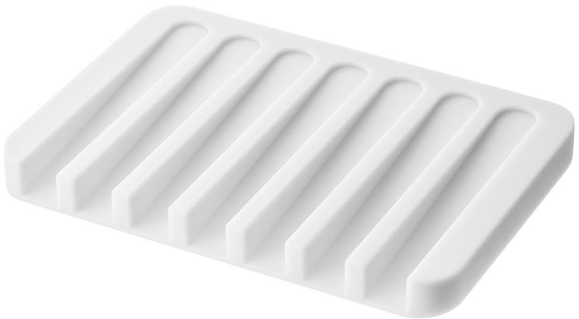 Mydelnička Yamazaki Flow 7395, silikón, biela