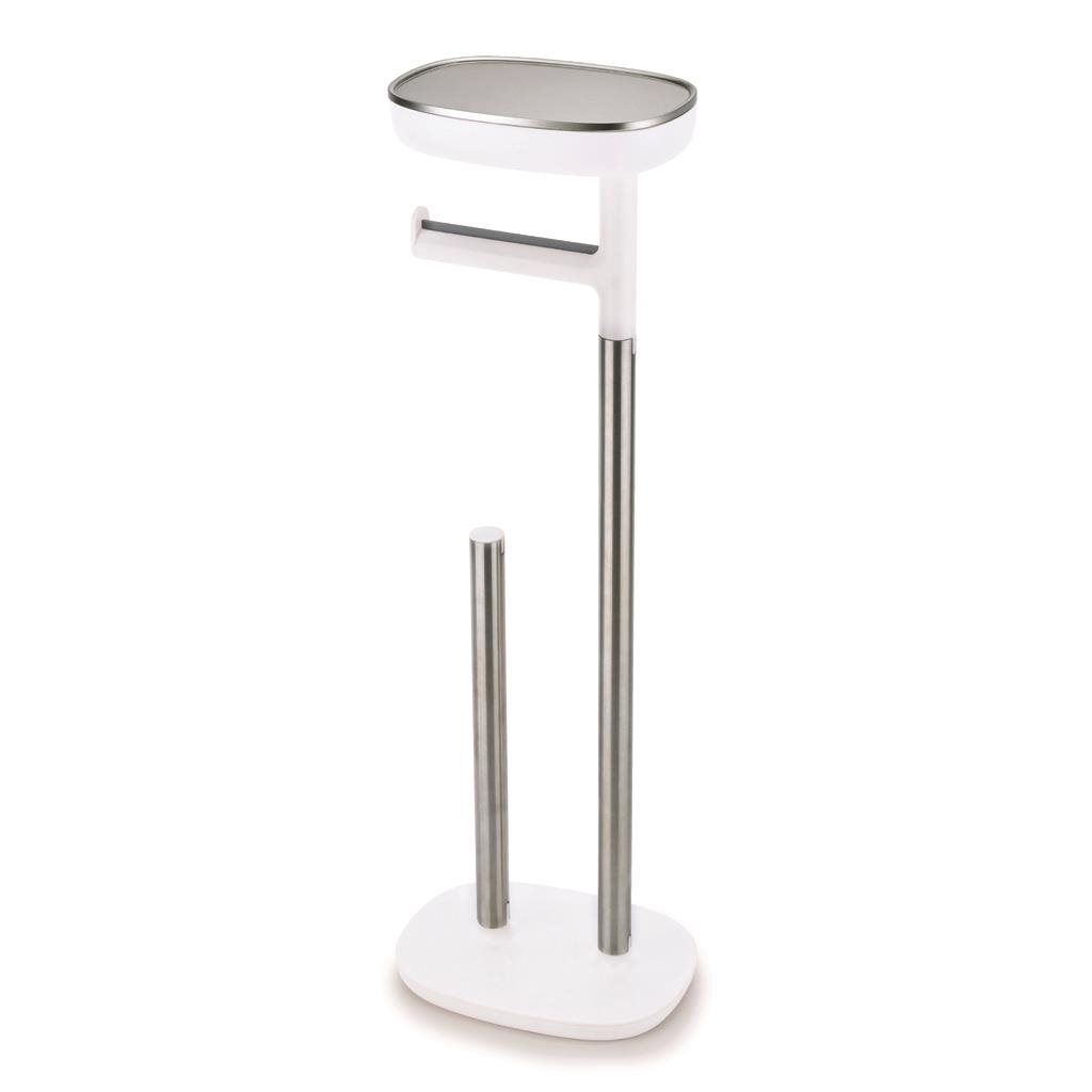 Stojan na toaletné papiere Joseph Joseph EasyStore 70518, antikorový / plast, biela