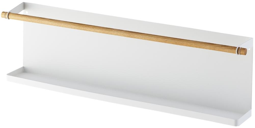 Polička na bok kuchynskej skrinky Yamazaki Tosca 5475, š. 62,5 cm, biela