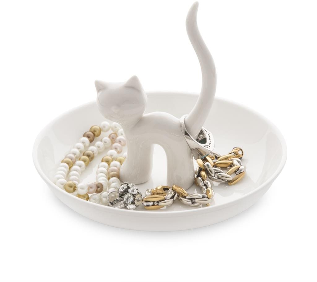 Balvi Miska na šperky Mačka XL 26437, porcelán, výška 12,5 cm