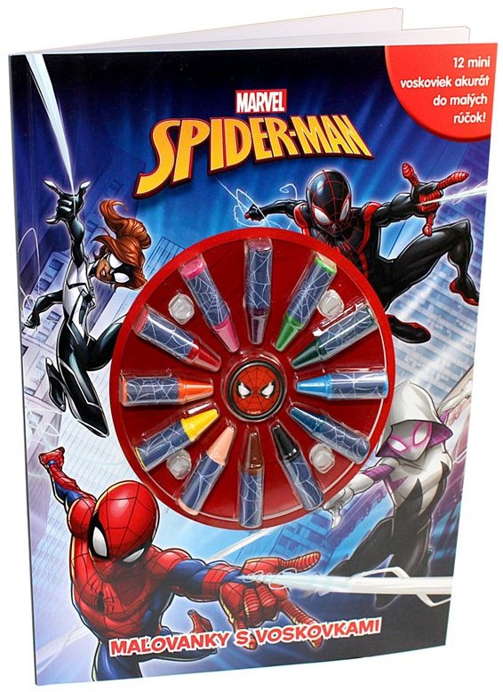 Spider-Man - Maľovanky s voskovkami