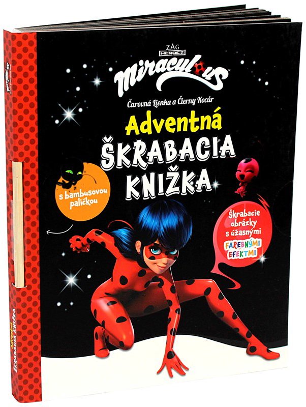 Čarovná Lienka a Čierny Kocúr - Adventná škrabacia knižka