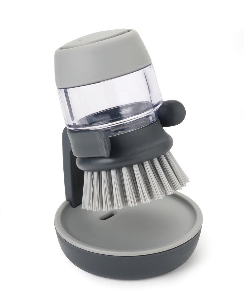 Joseph Joseph Kefa na riad s dávkovaním saponátu Palm Scrub 85005 sivá