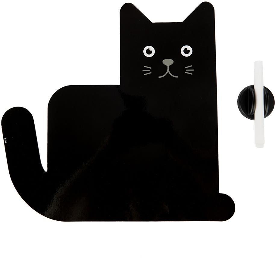 Balvi Magnetická popisovateľná tabuľa na chladničku Meow! 27490, čierna