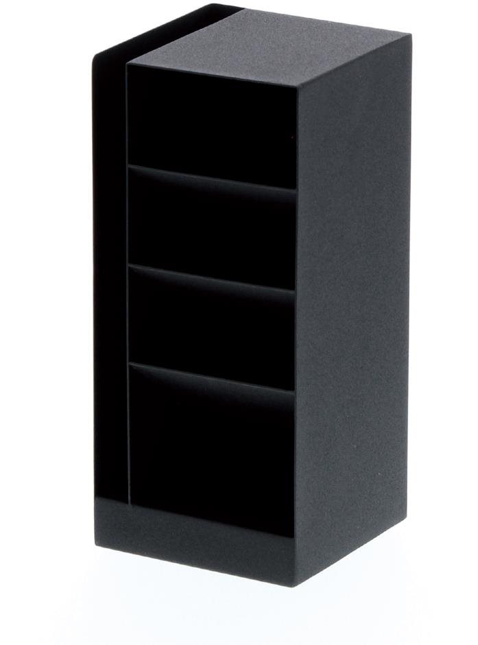 Yamazaki Organizér kancelársky Tower 3320, kov, výška 20 cm, čierny