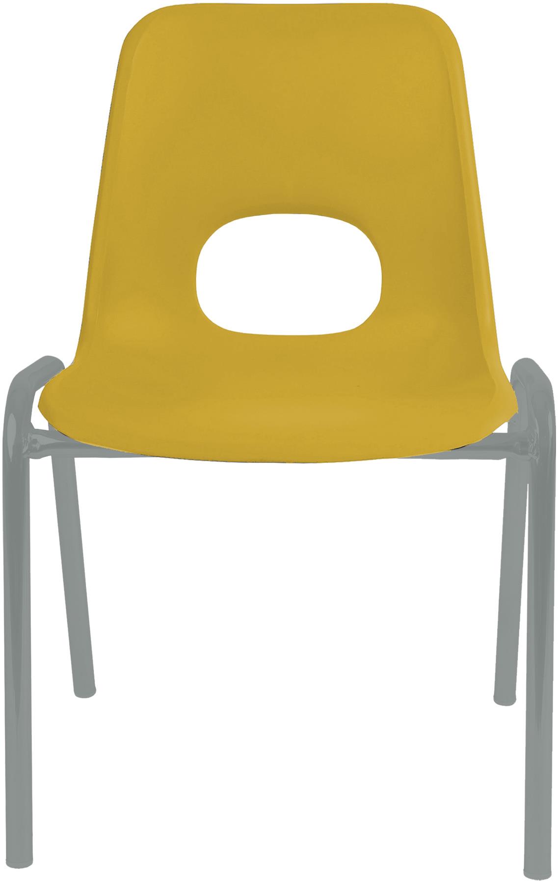 ALBA ČR Detská stolička 2 ks HELENE žltá, 38 cm