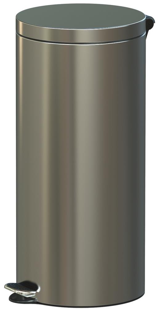 ALDA Pedálový odpadkový kôš Soft-Close Freedom Fresh 30 l, matná nehrdzavejúca oceľ