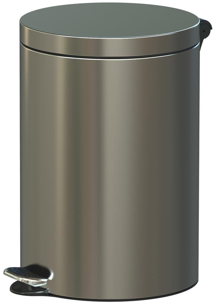 ALDA Pedálový odpadkový kôš Freedom Fresh 20 l, matná nehrdzavejúca oceľ