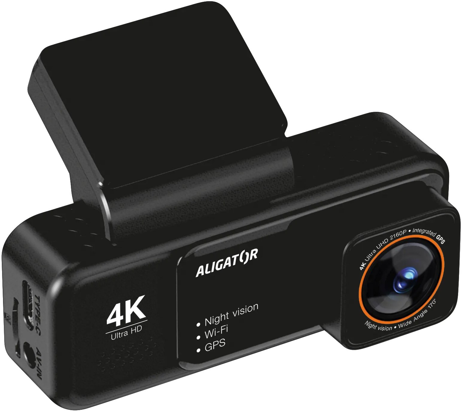 ALIGATOR A8 predná, zadná, GPS 4K