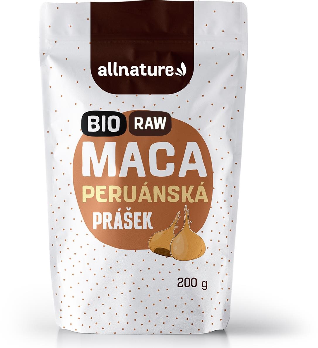 Allnature Maca peruánska prášok BIO RAW 200 g