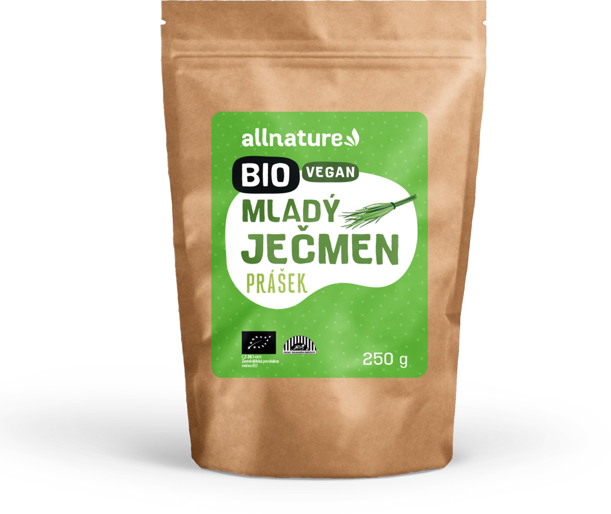 Allnature Mladý jačmeň prášok BIO 250 g