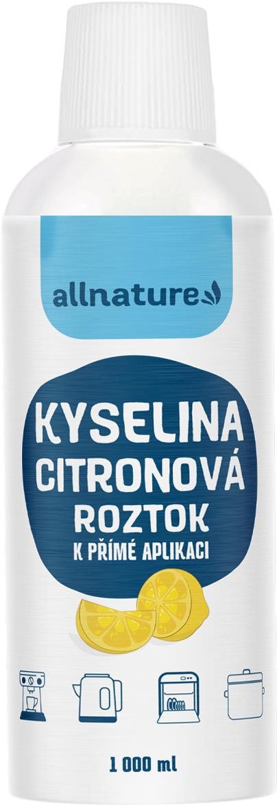 Allnature Kyselina citrónová roztok 1000 ml