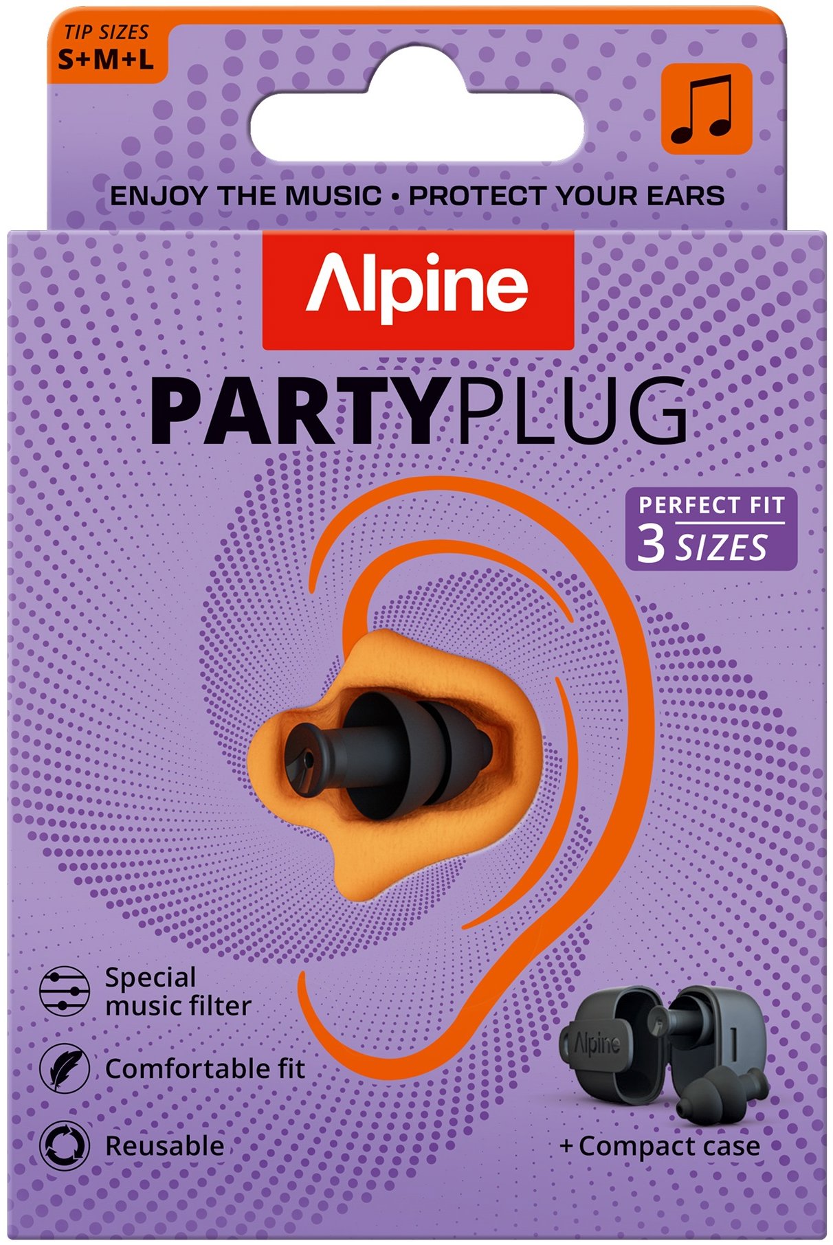 ALPINE Partyplug black