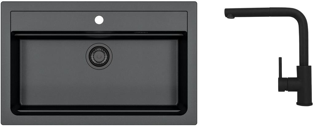 Alveus Atrox 40 91 + batéria Zeos-P black HU