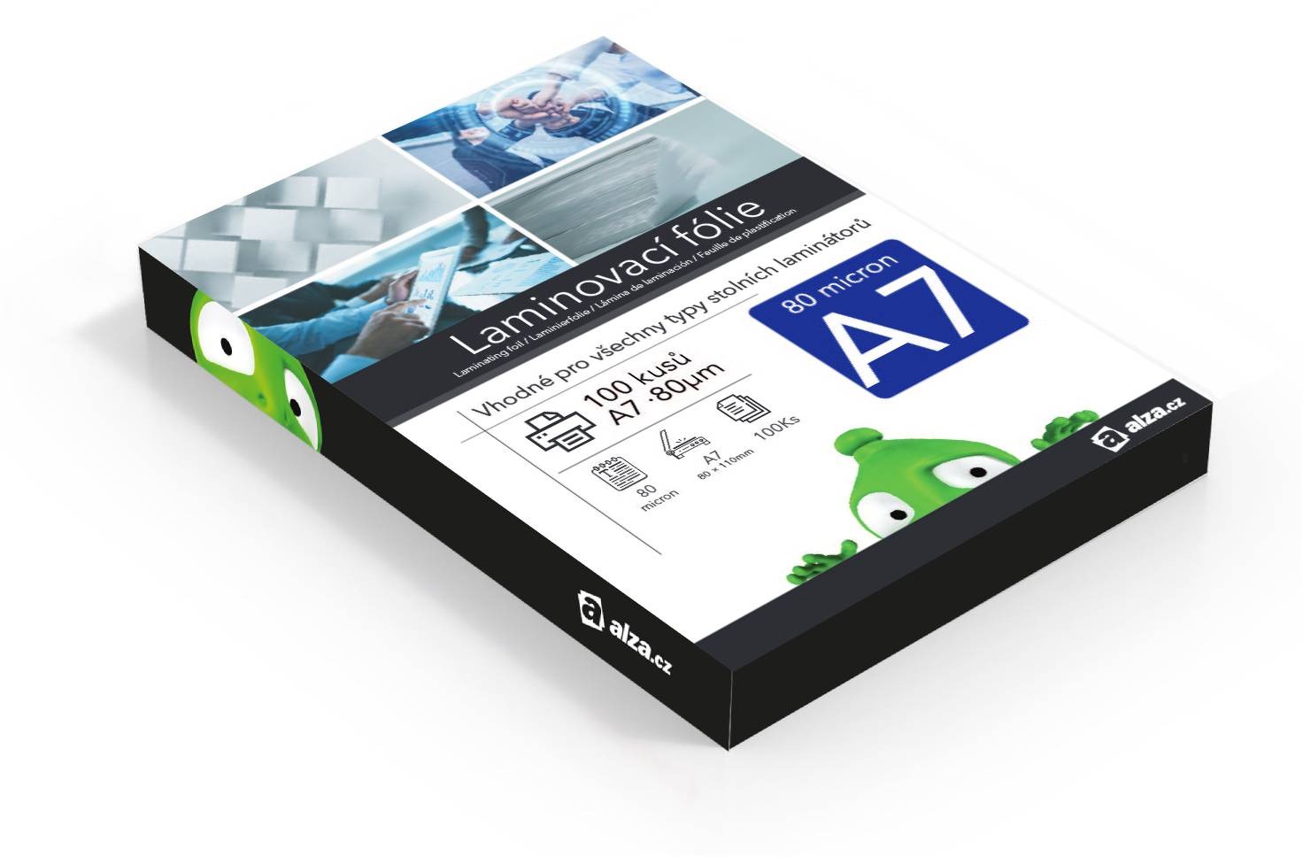 Alza A7/160 lesklé – balenie 100 ks