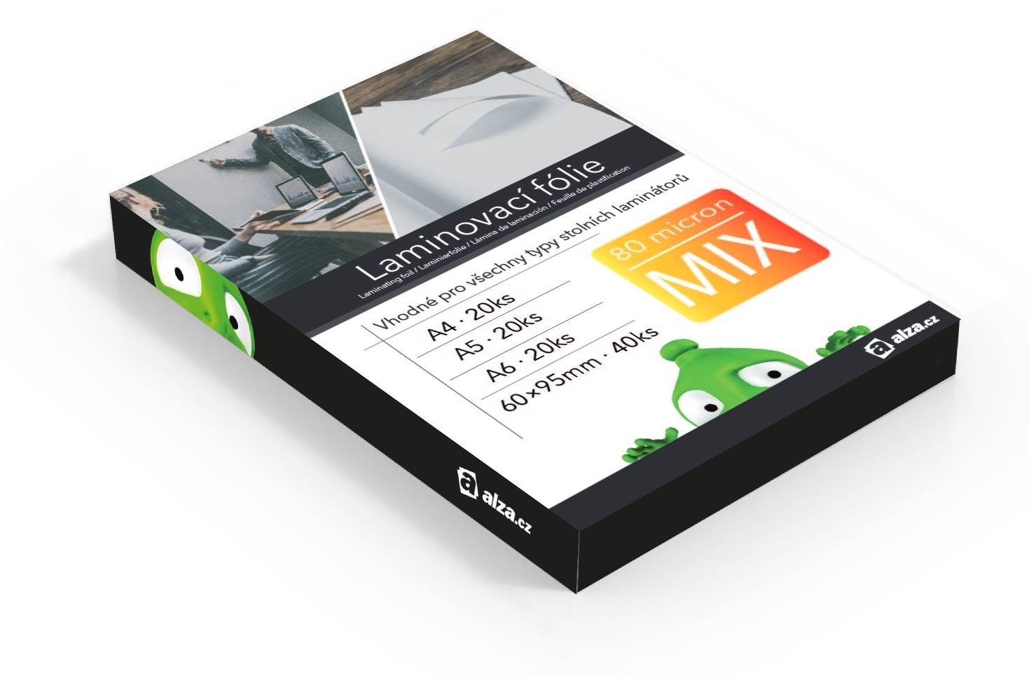 Alza Mix (A4, A5, A6 a 60 × 95 mm)/160 lesklé – 20/20/20/40 ks v balení