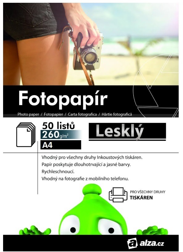Alza Fotopapier A4 260 g lesklý