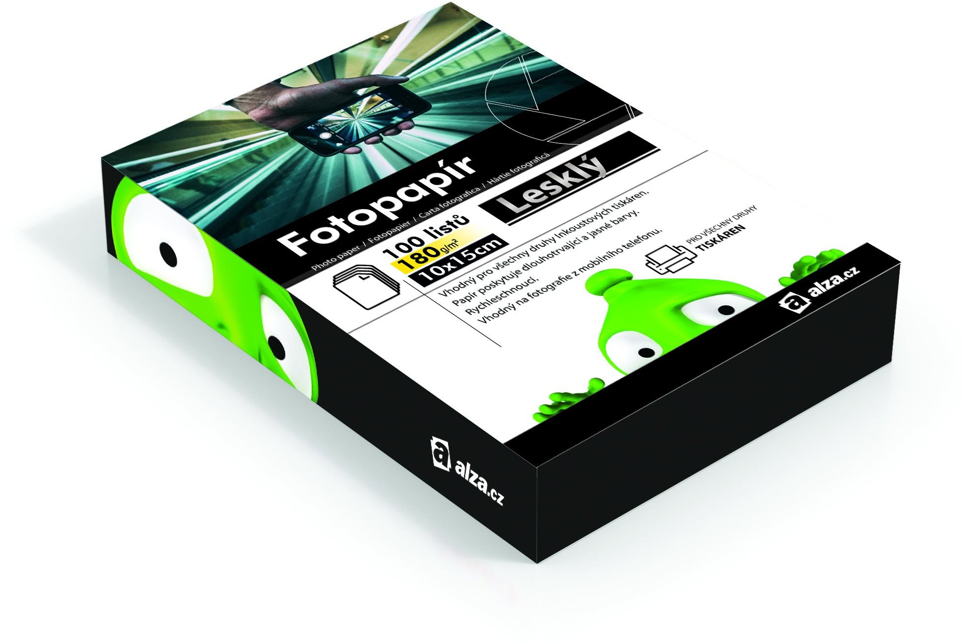 Alza Fotopapier 10 × 15 260 g lesklý