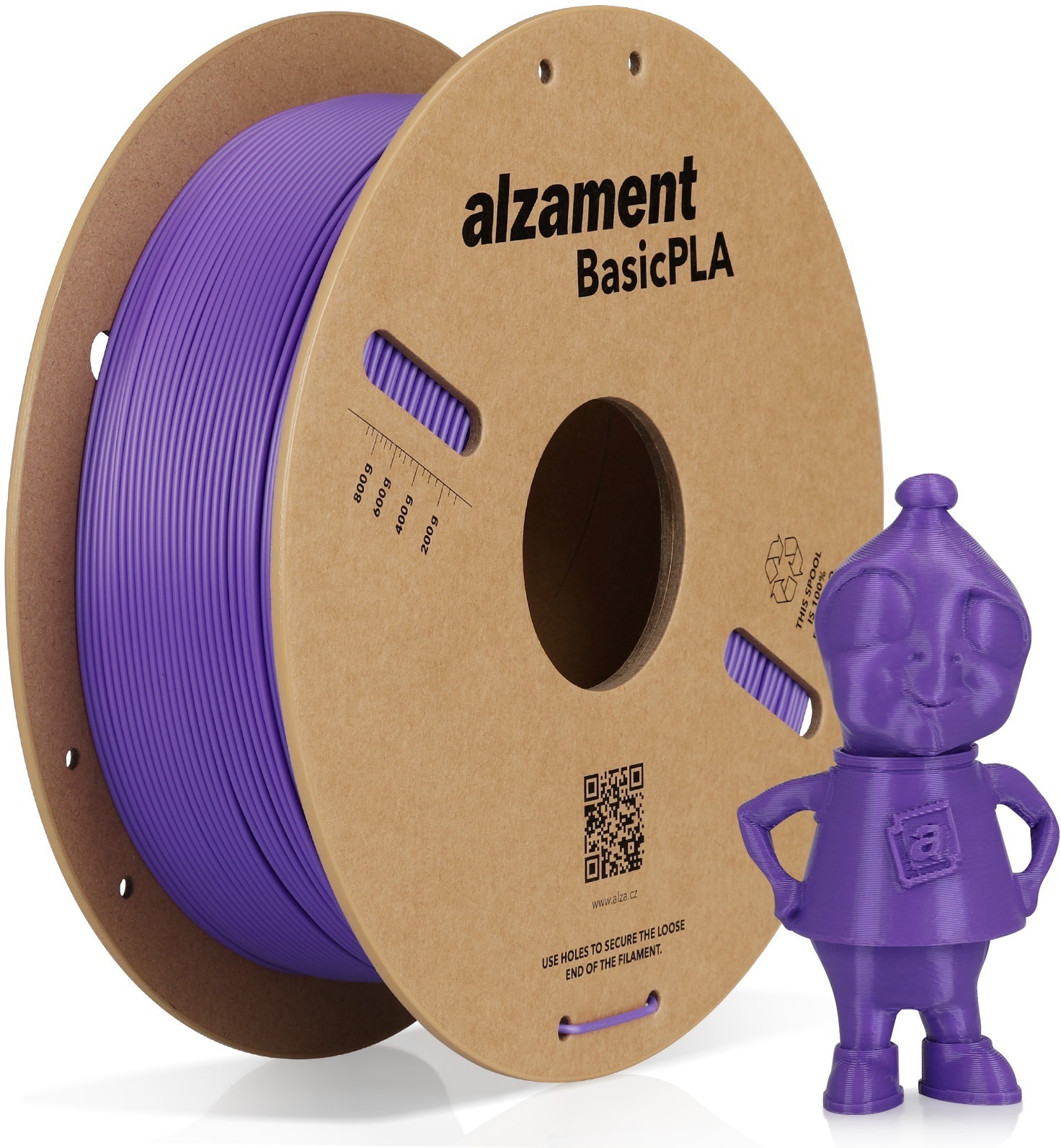 Alzament PLA Basic 1 kg Purple