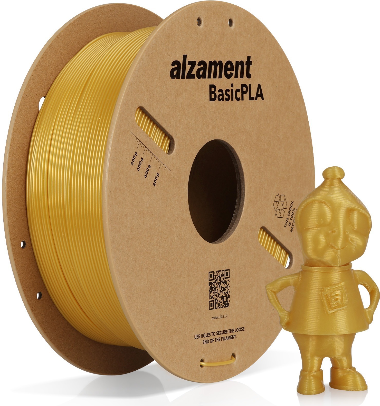 Alzament PLA Basic 1 kg Gold