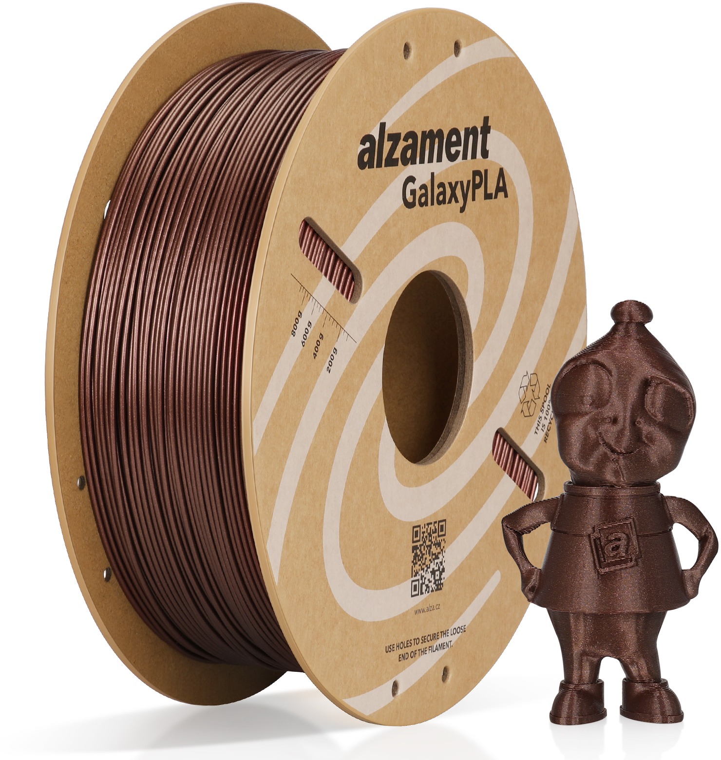 Alzament PLA Galaxy 1 kg Brown