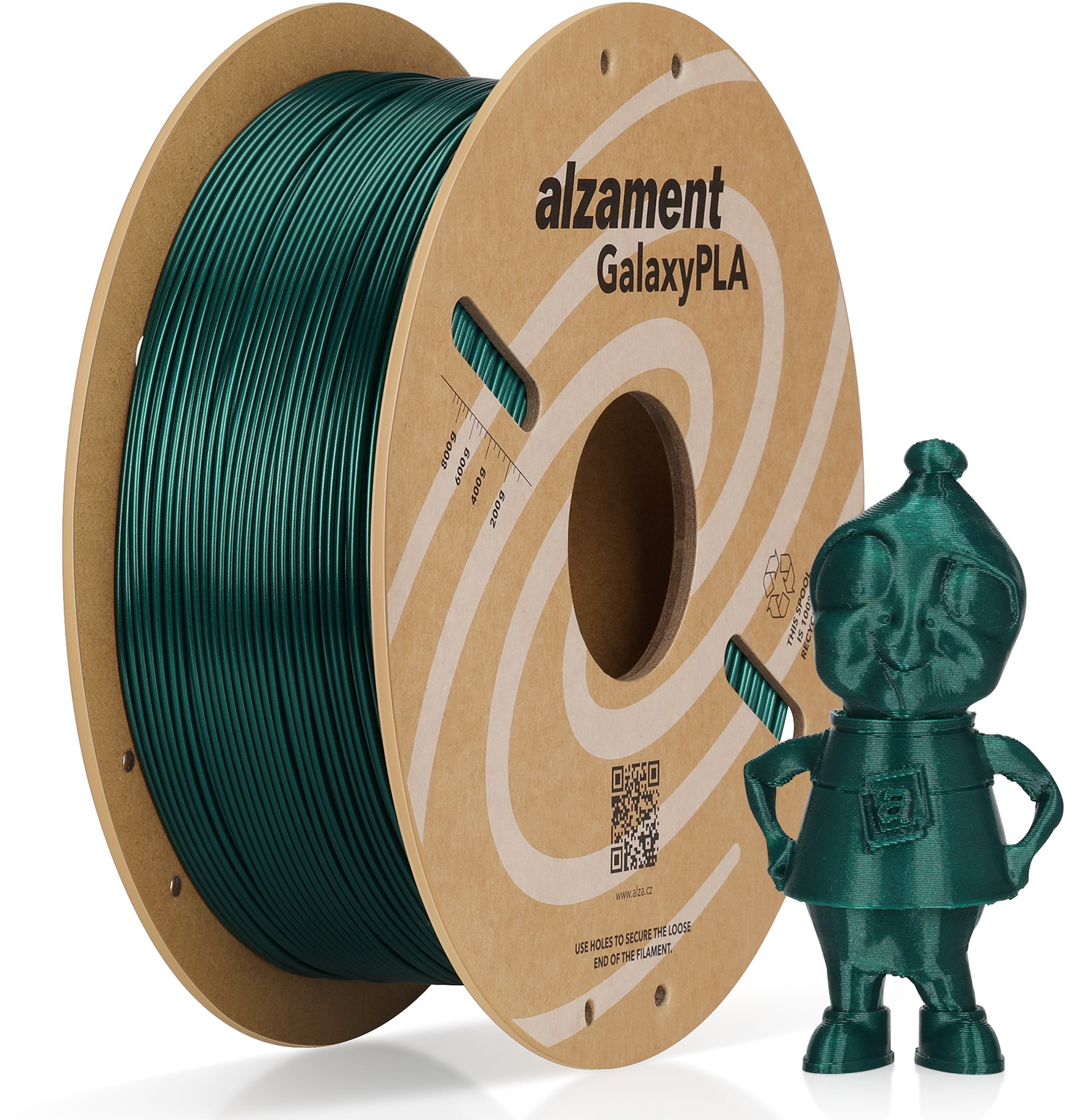 Alzament PLA Galaxy 1 kg Opal Green