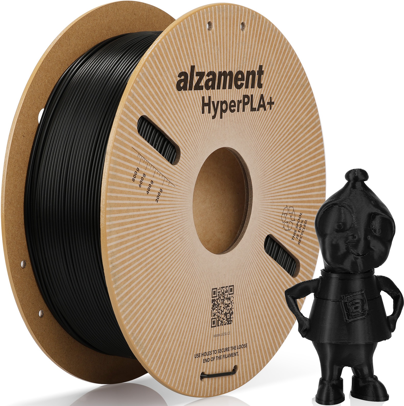Alzament Hyper PLA+ 1 kg Black