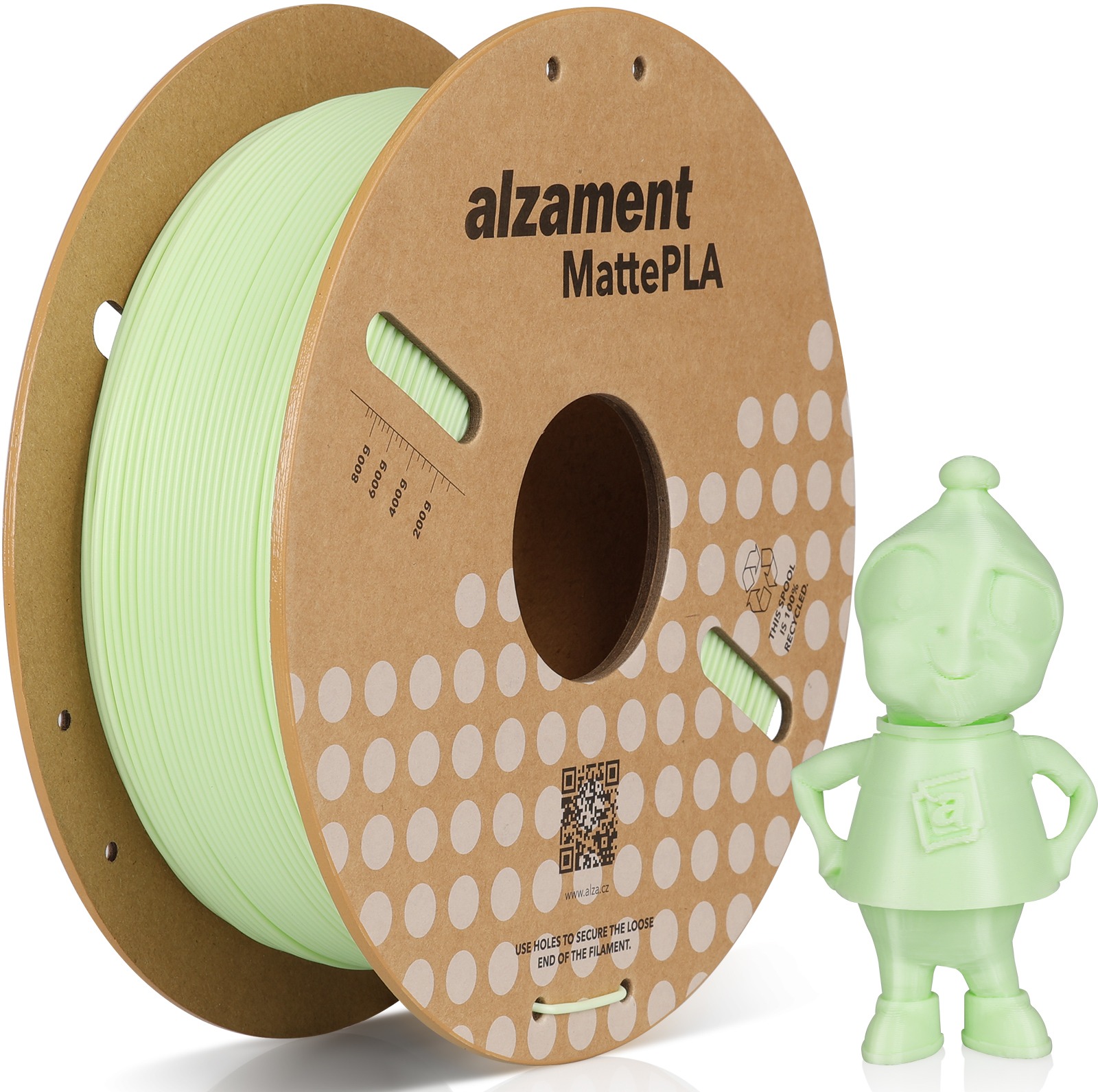 Alzament PLA Matte 1 kg Green