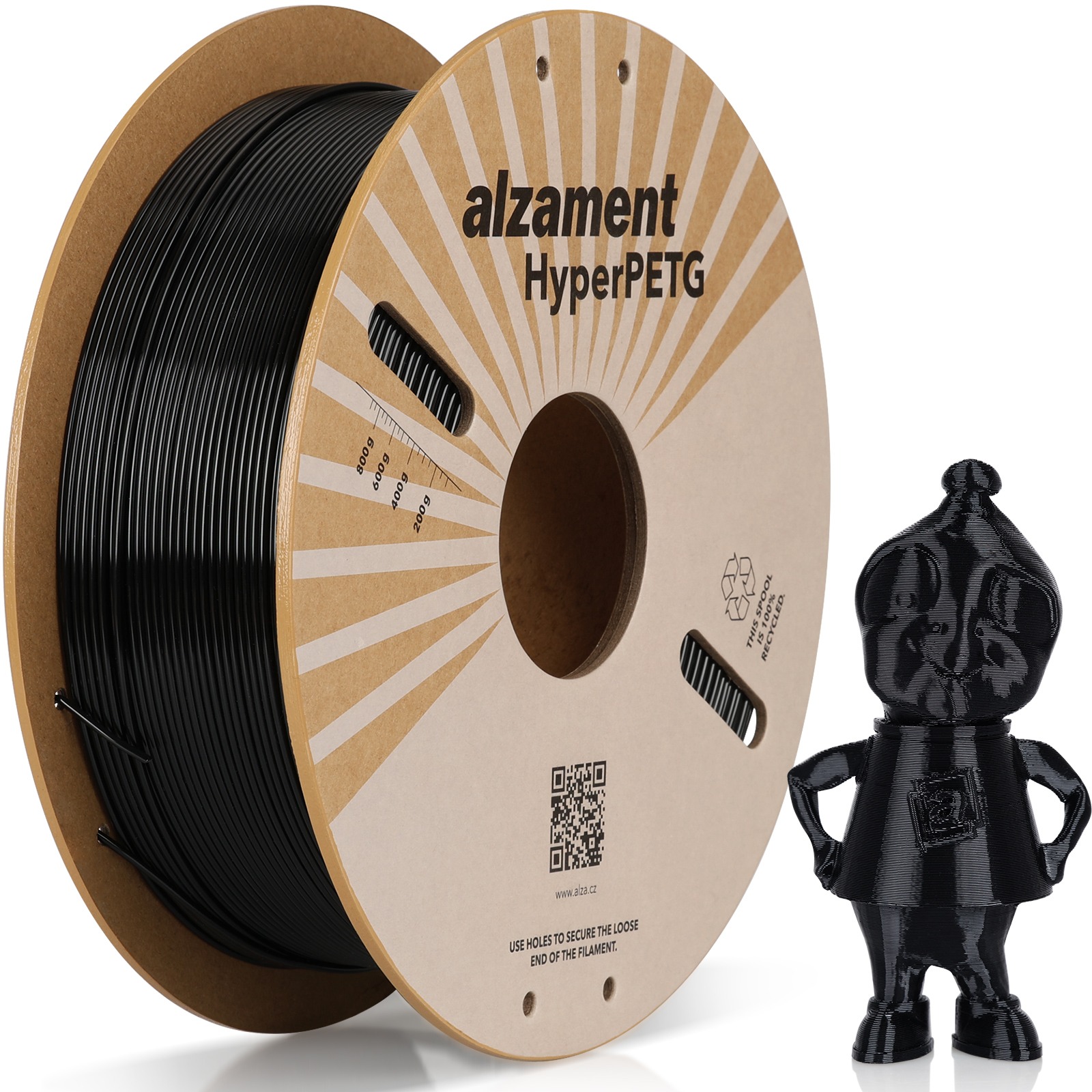 Alzament PETG Hyper 1 kg Black