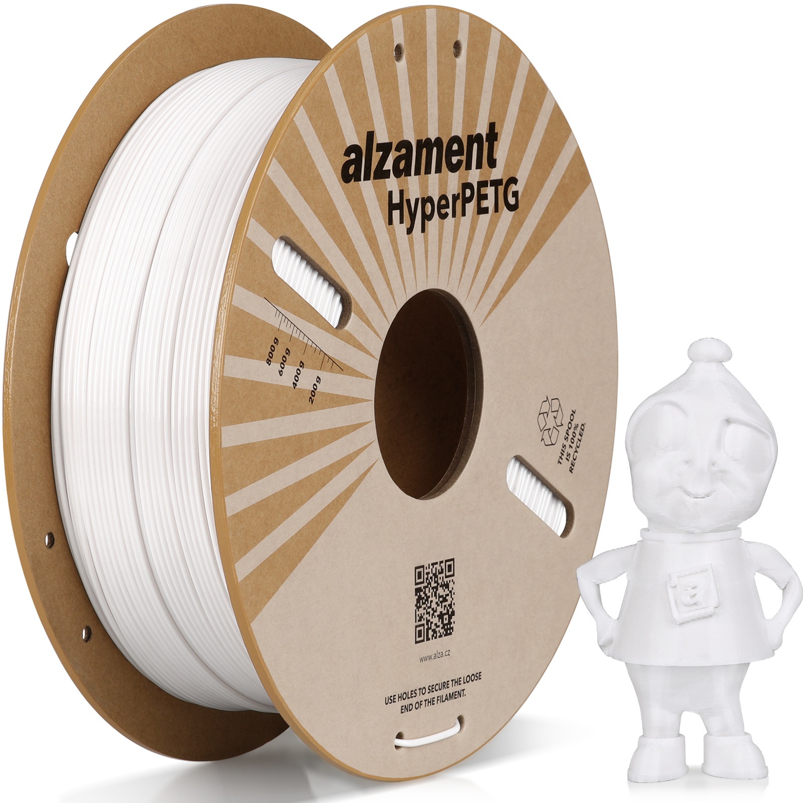 Alzament PETG Hyper 1 kg White