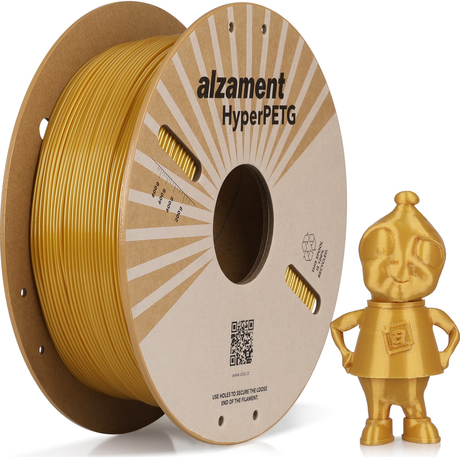Alzament PETG Hyper 1 kg Gold