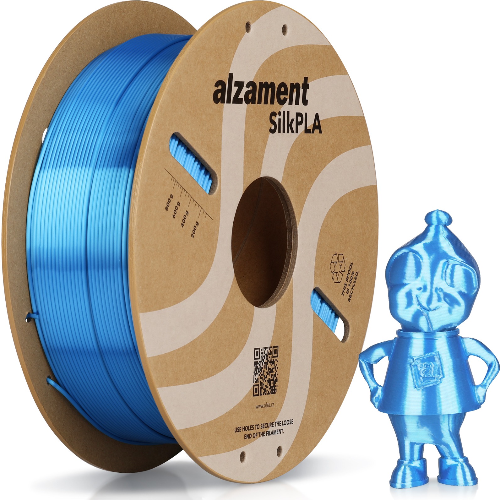 Alzament PLA Silk 1 kg Blue