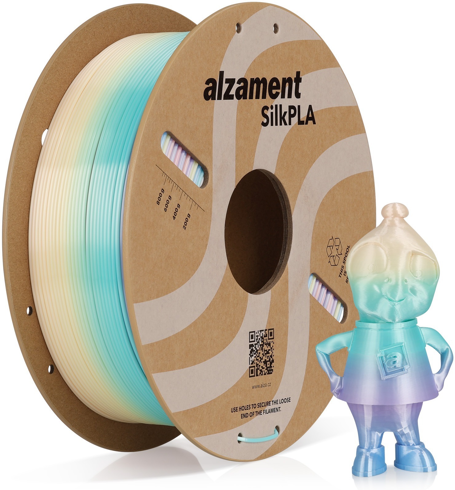 Alzament PLA Silk Rainbow 1 kg Moon Palace